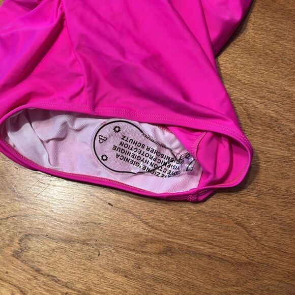 SHENDM Pink Ruched One Shoulder One Piece Swimsuit - Picture 6 of 7